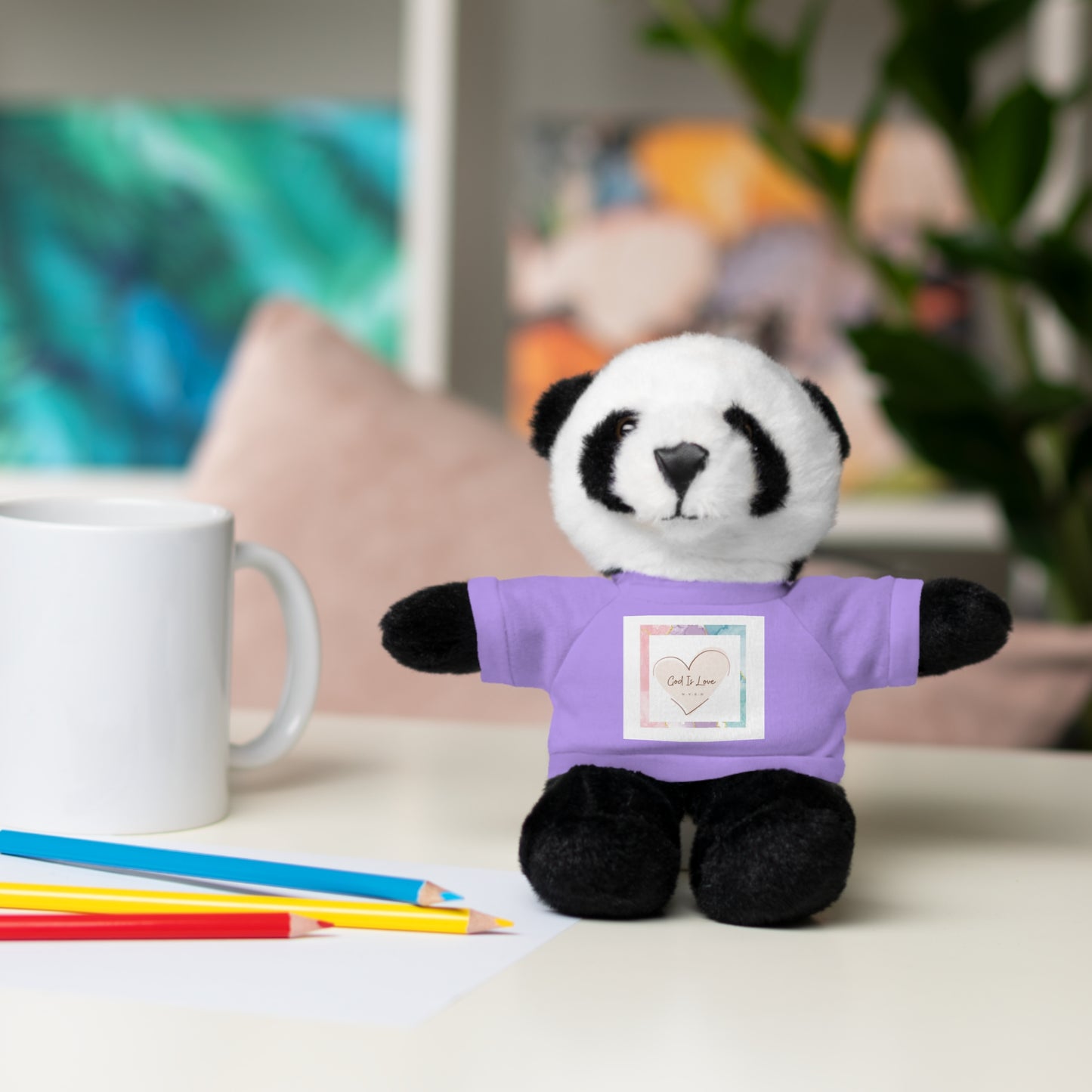 God is Love Stuffed Animals with Tee