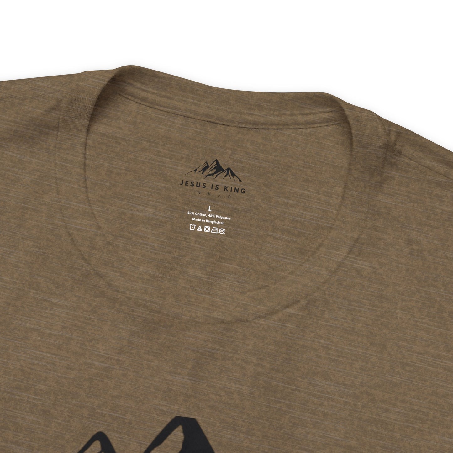 Unisex t-shirt, Holiday, Unique, Church Faith, Christian, USA MADE Jesus is King, Gifts