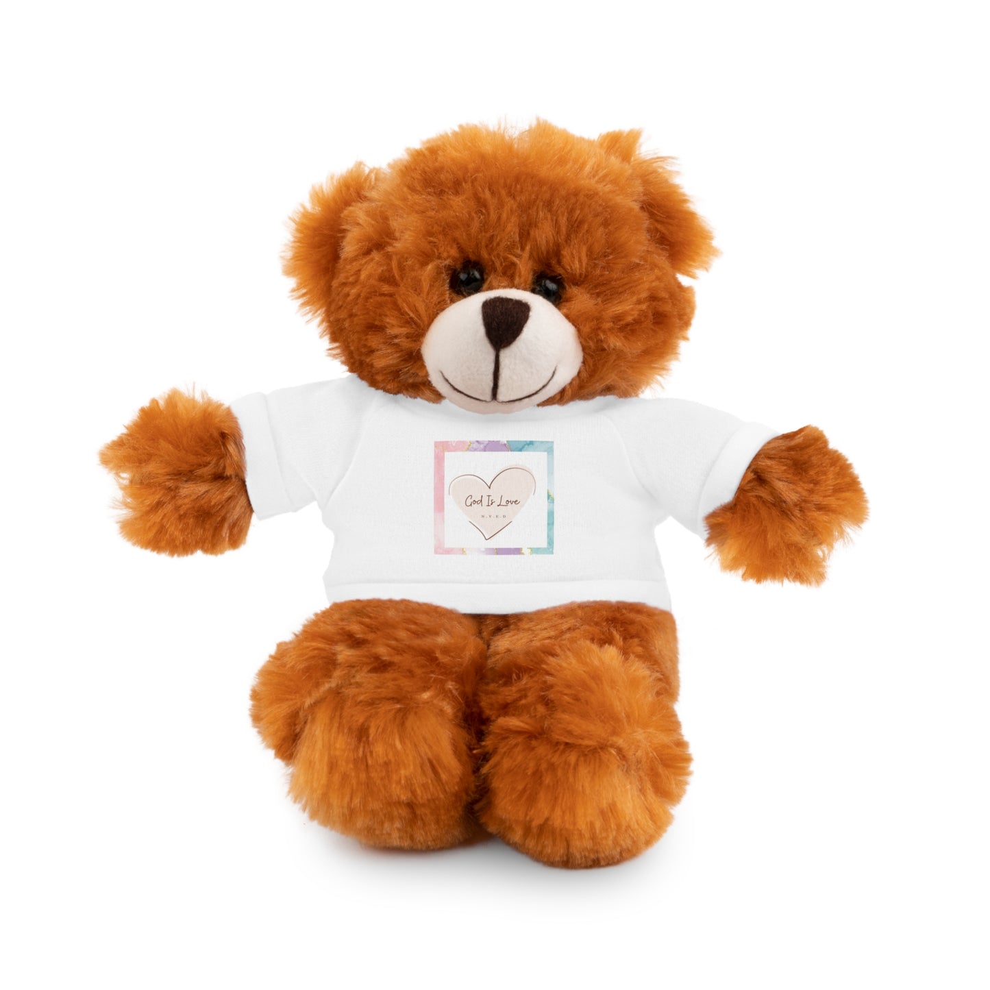 God is Love Stuffed Animals with Tee