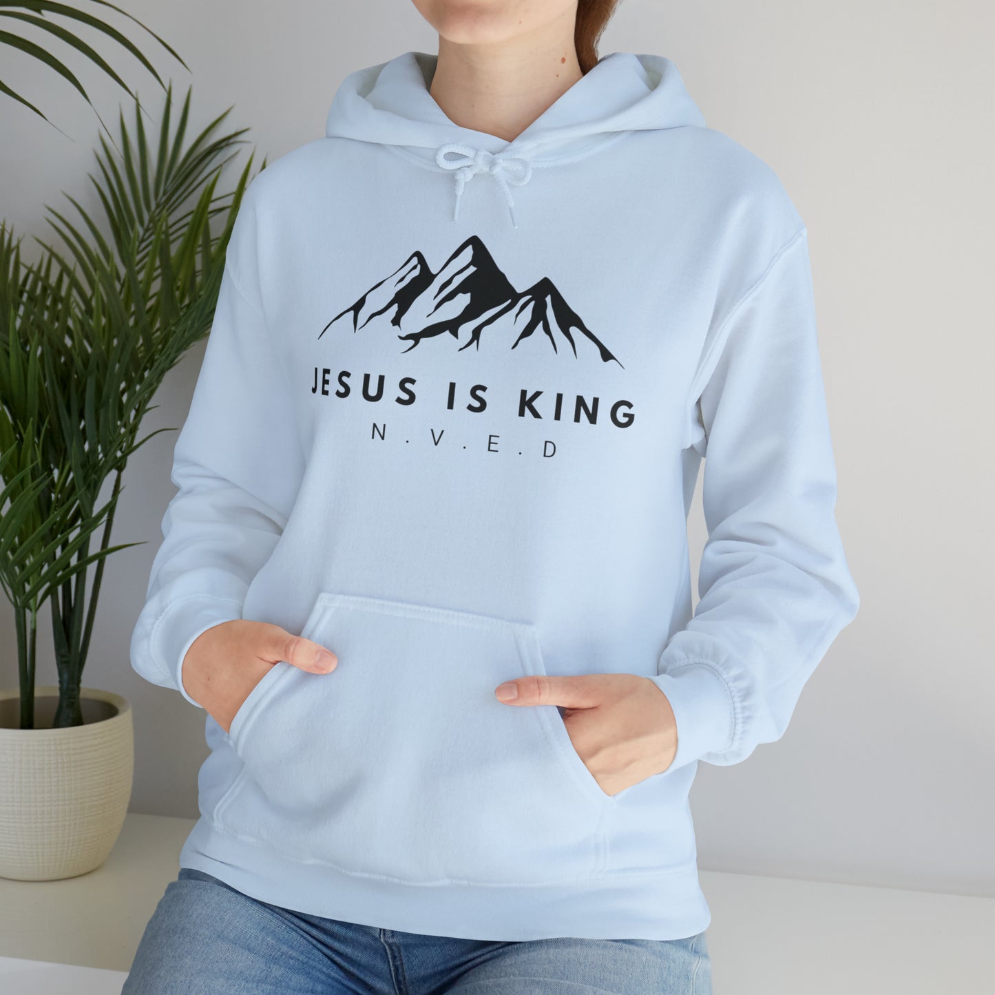 Jesus Is King Unisex Heavy Blend™ Hooded Sweatshirt
