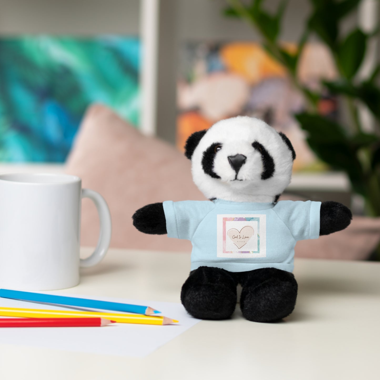 God is Love Stuffed Animals with Tee