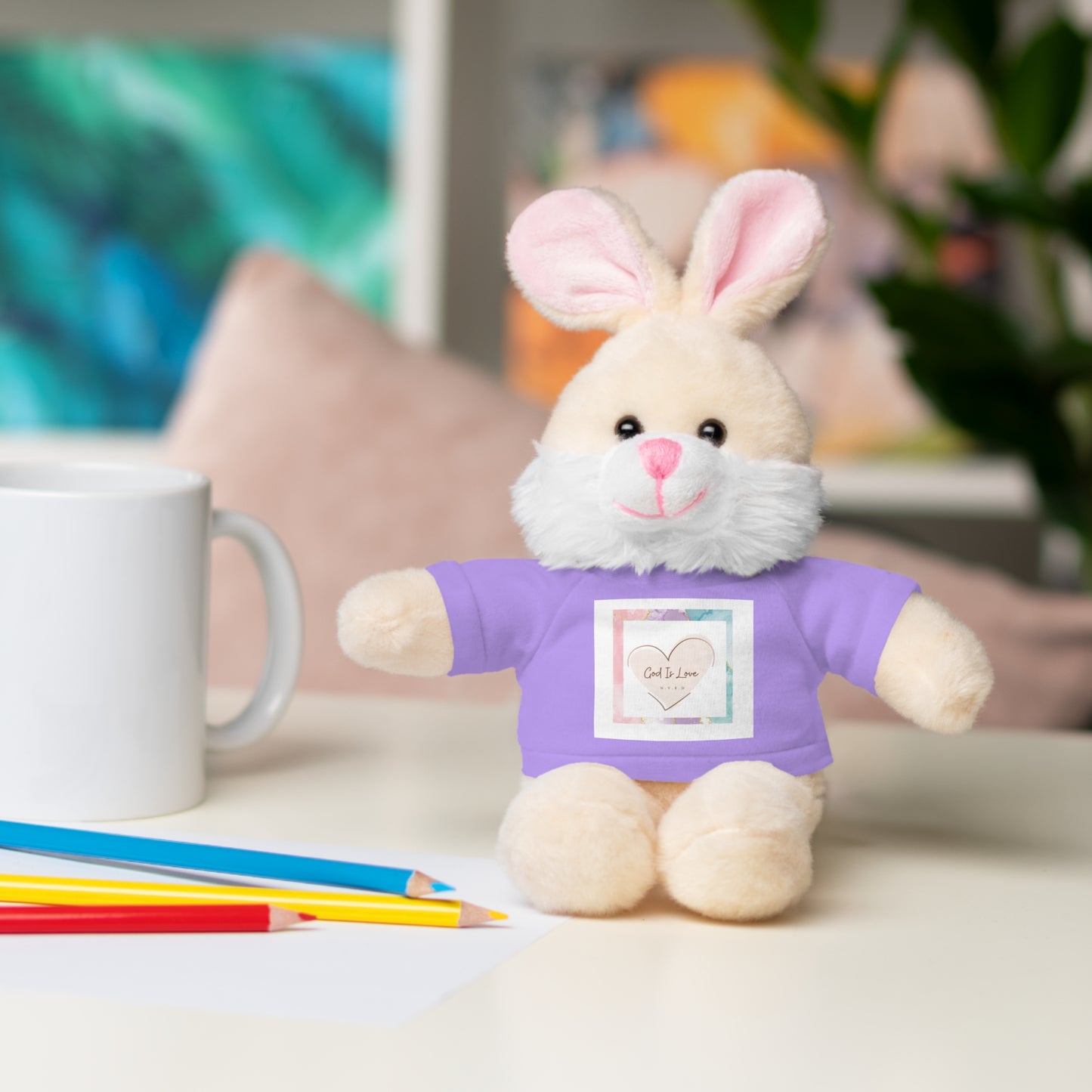 God is Love Stuffed Animals with Tee