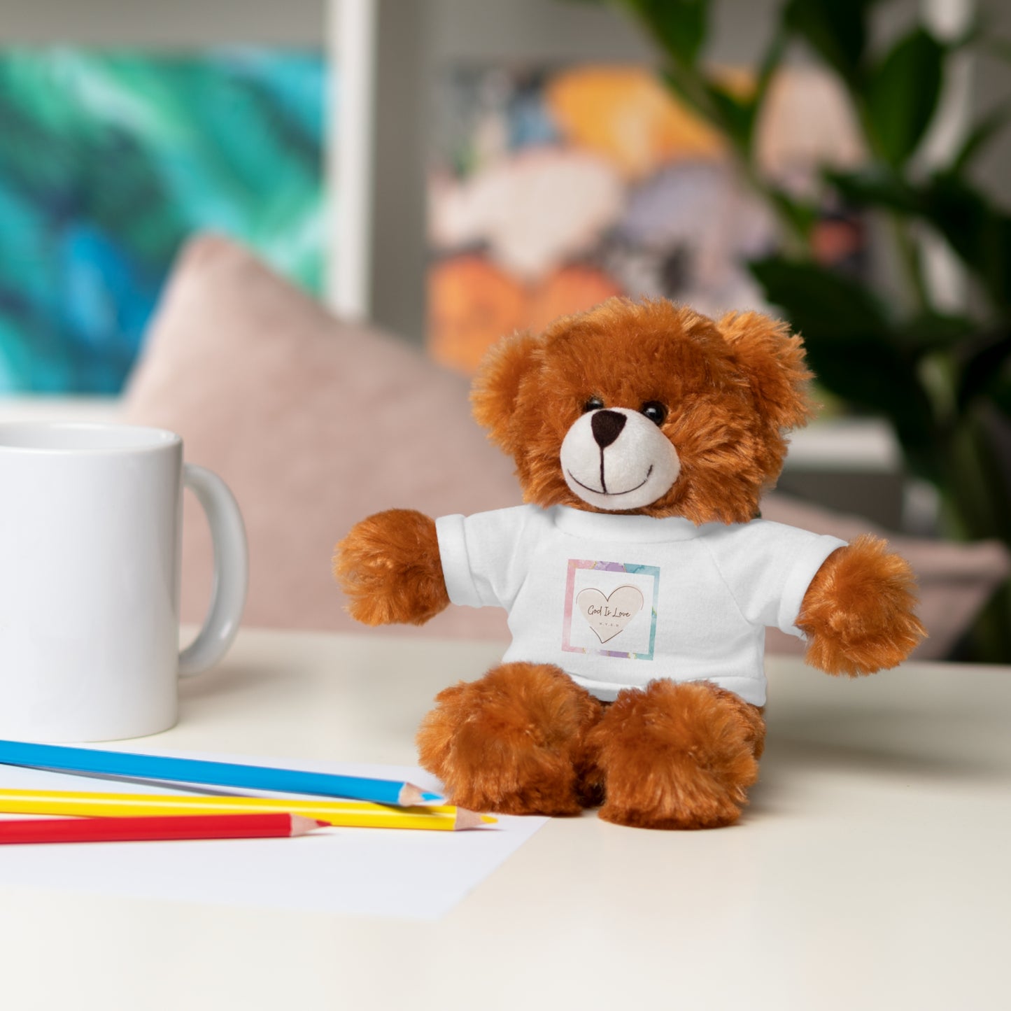 God is Love Stuffed Animals with Tee