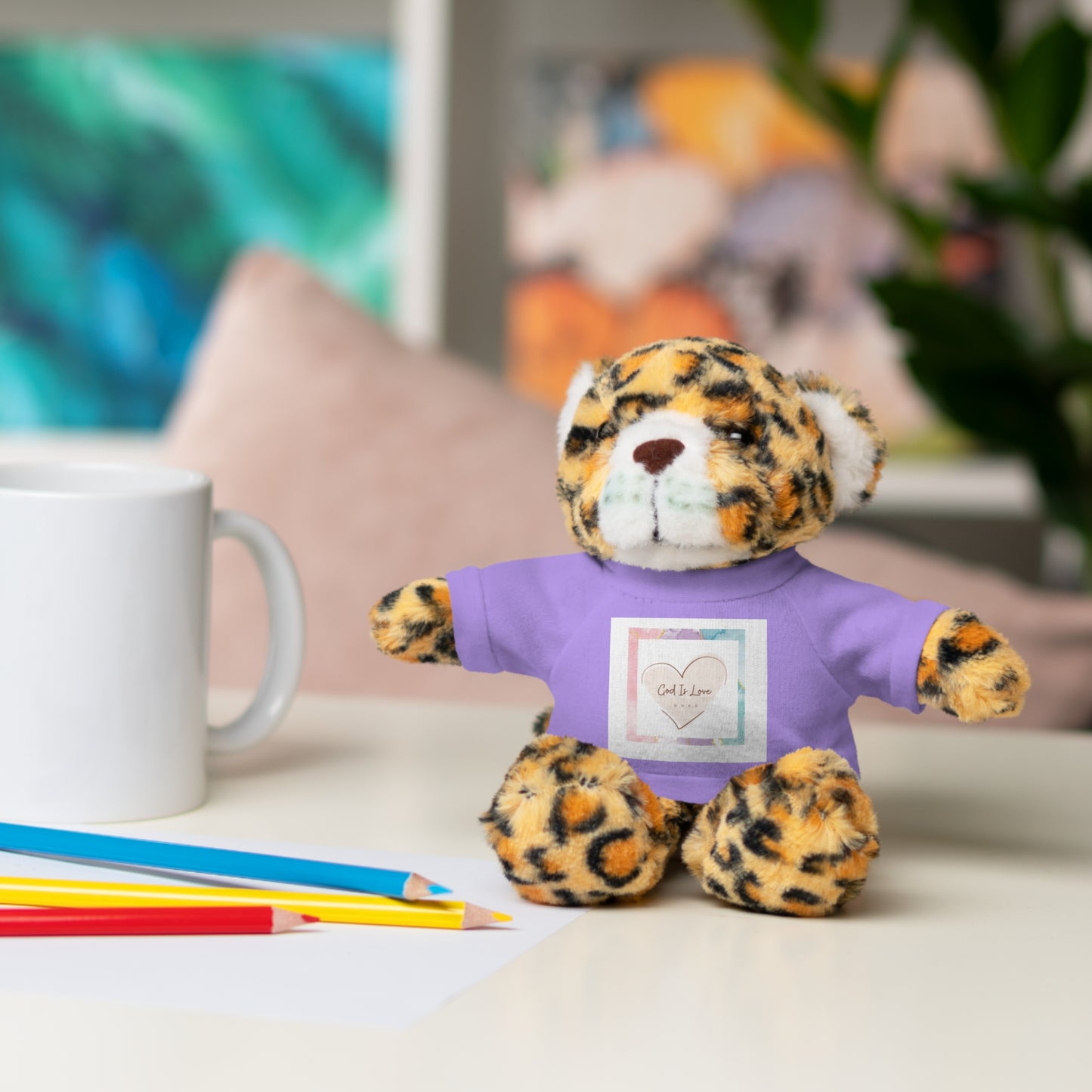 God is Love Stuffed Animals with Tee