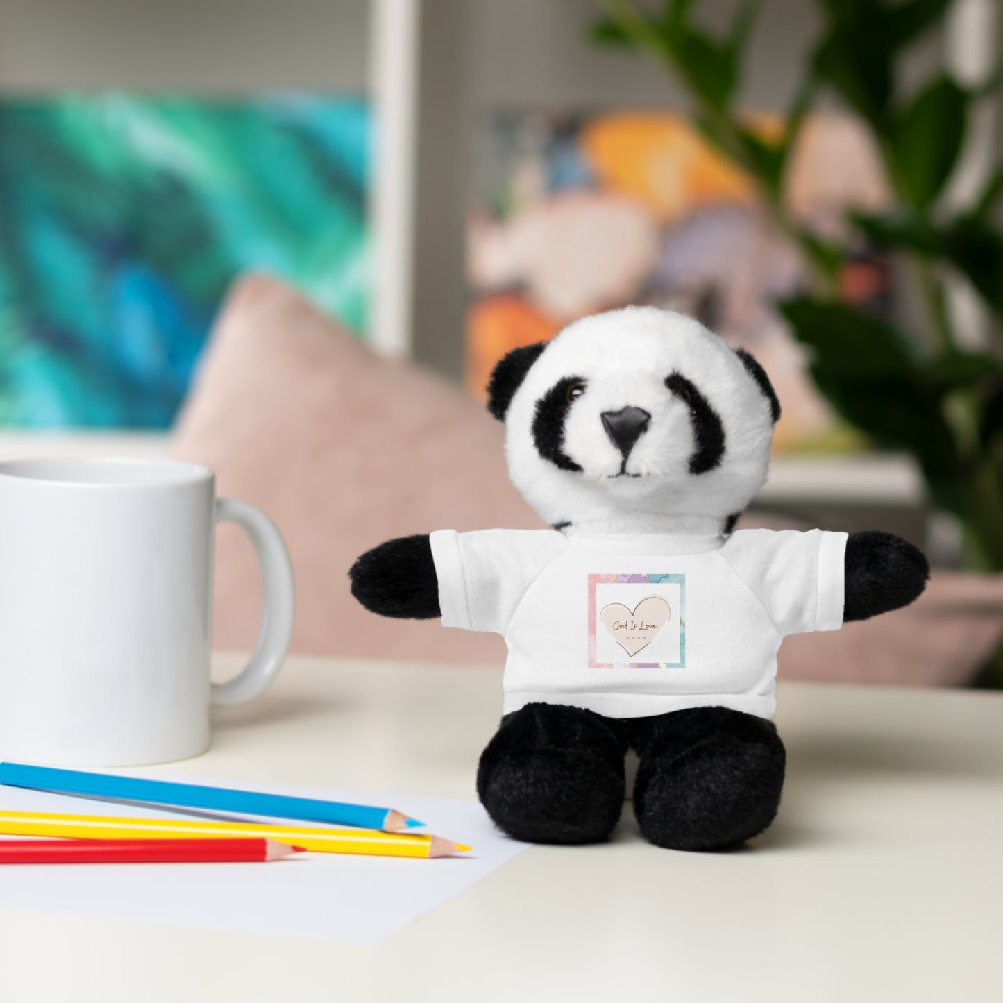 God is Love Stuffed Animals with Tee