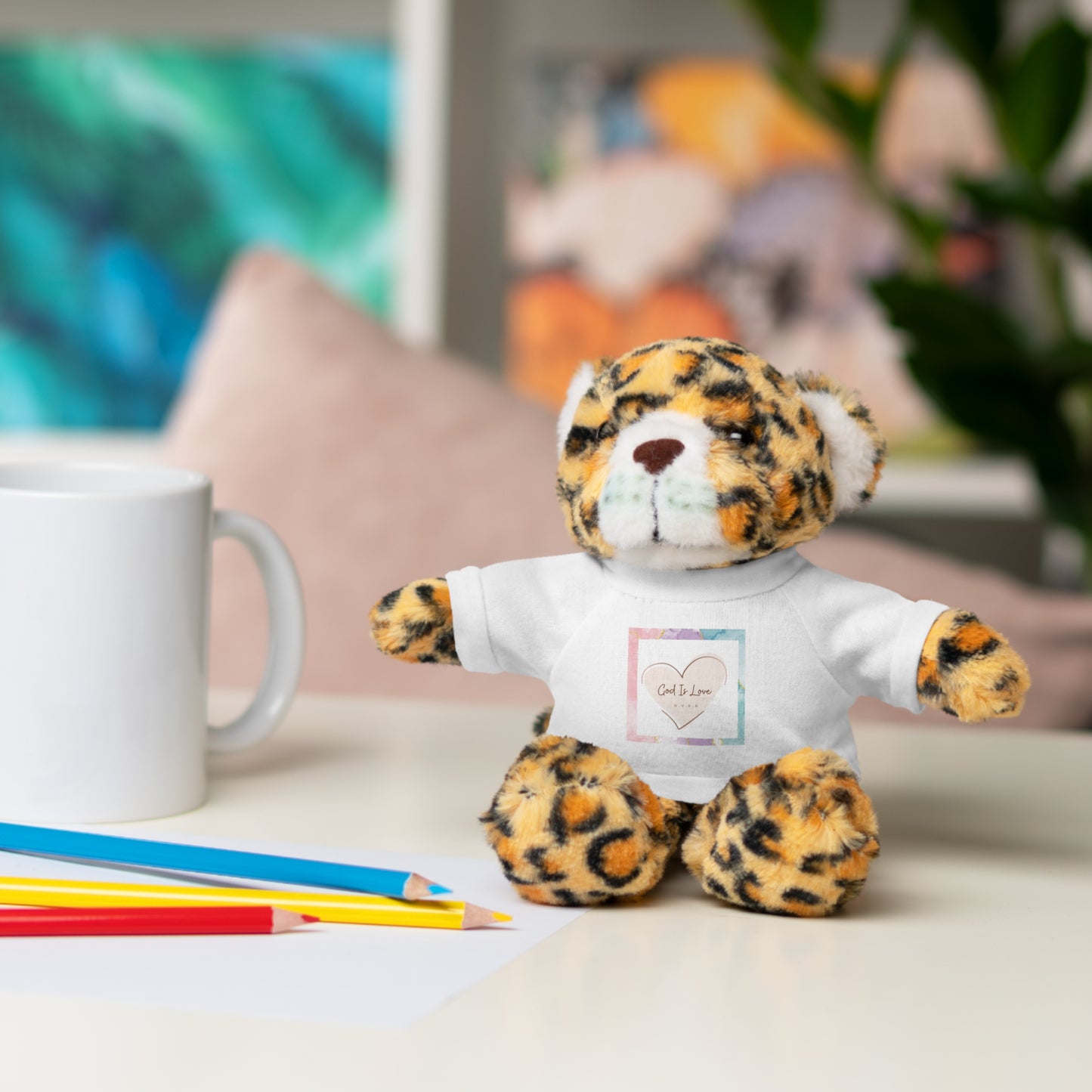 God is Love Stuffed Animals with Tee