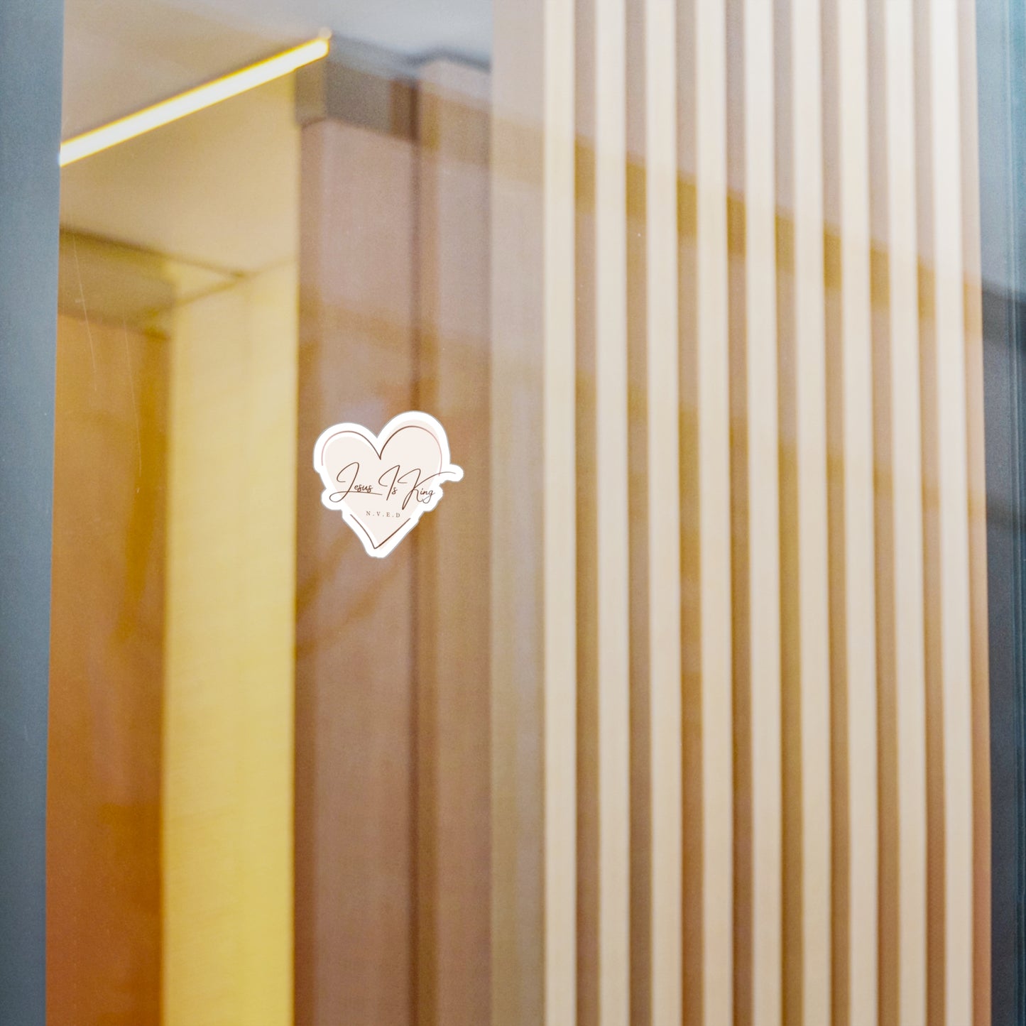 Jesus is King Kiss-Cut Vinyl Decals