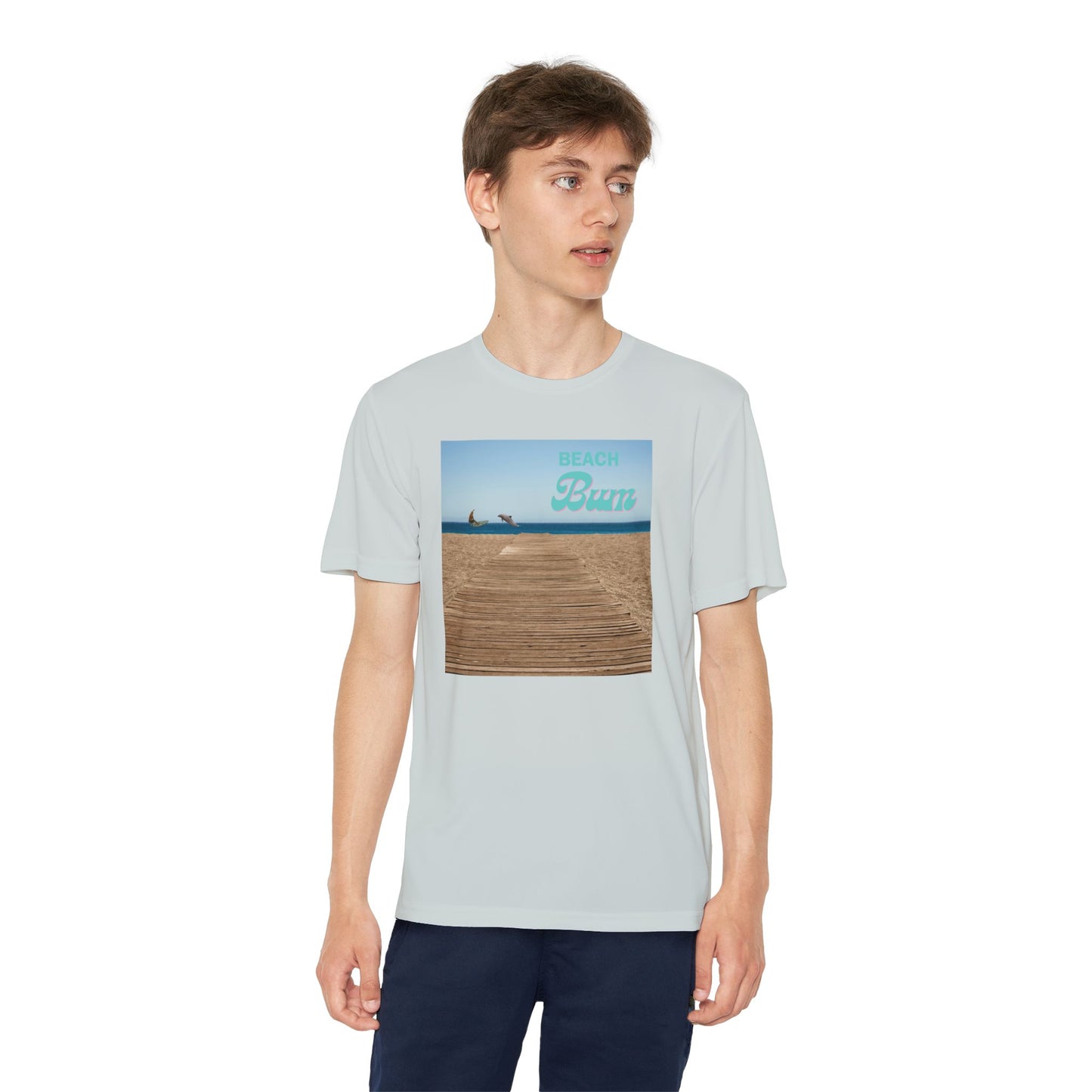Beahc Bum T- Shirts Youth Competitor Tee