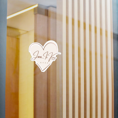 Jesus is King Kiss-Cut Vinyl Decals