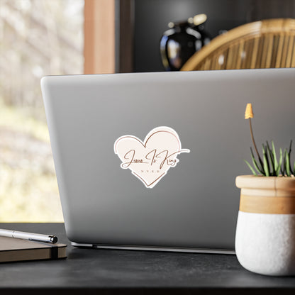 Jesus is King Kiss-Cut Vinyl Decals