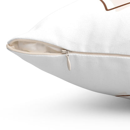 Jesus Is King Spun Polyester Square Pillow