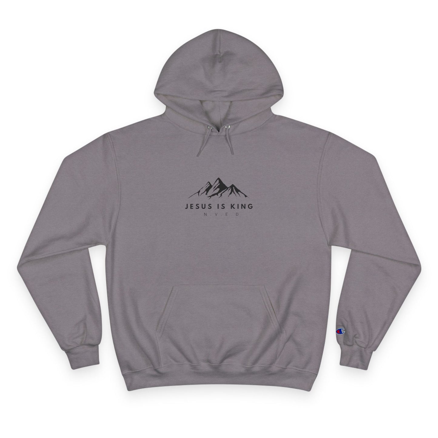 Jesus is King N.V.E.D Brand and Champion Hoodie Together!