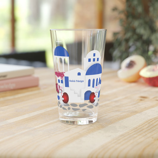 Kalo Pasxa Pint Glass, 16oz