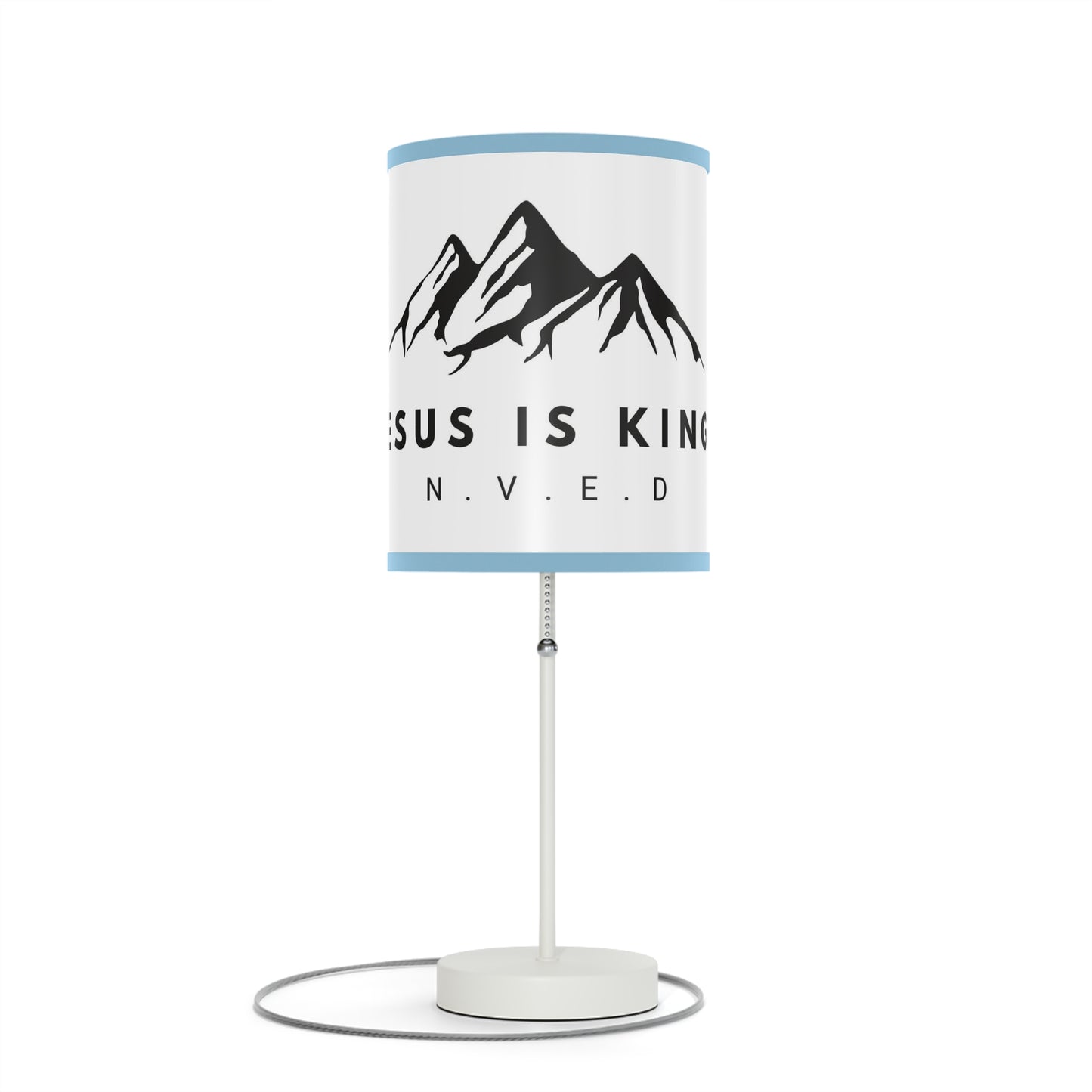 Jesus Is King Lamp on a Stand, US|CA plug