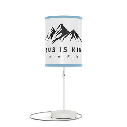 Jesus Is King Lamp on a Stand, US|CA plug