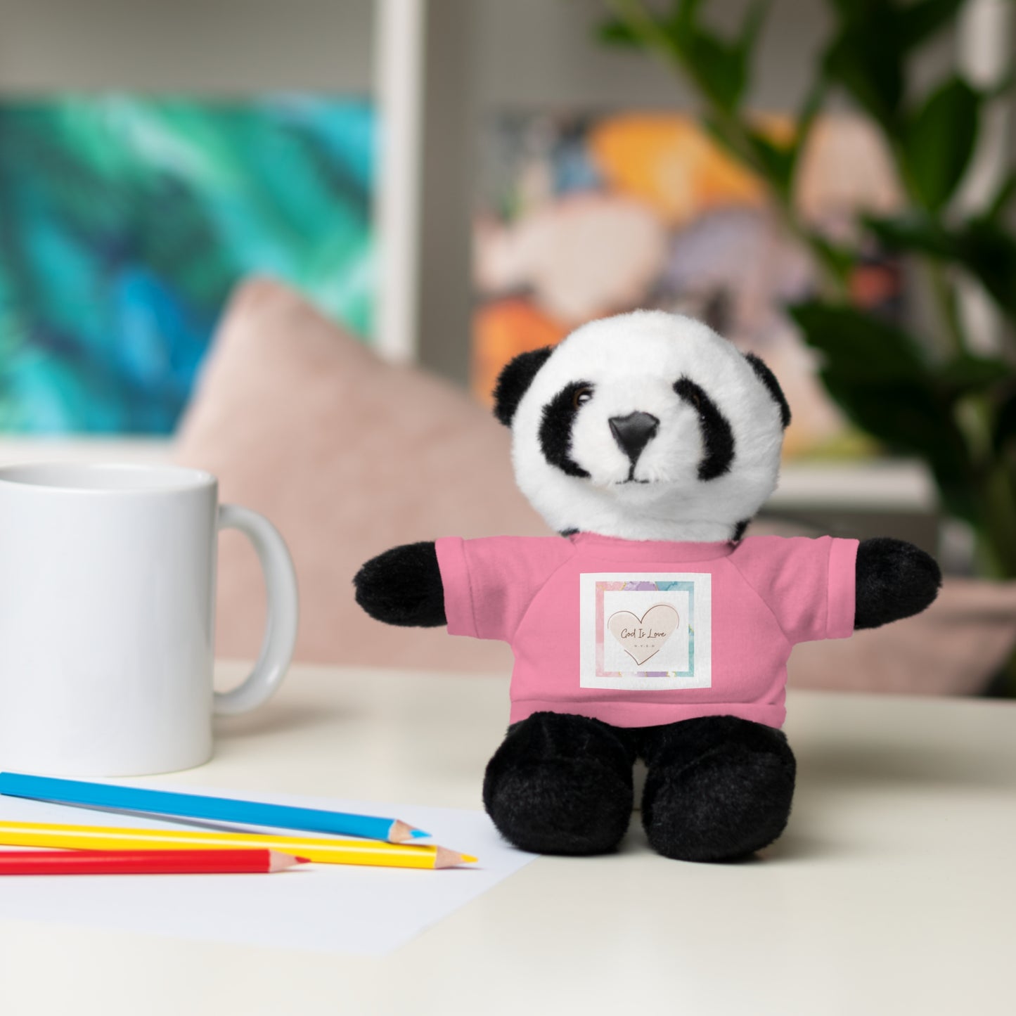 God is Love Stuffed Animals with Tee