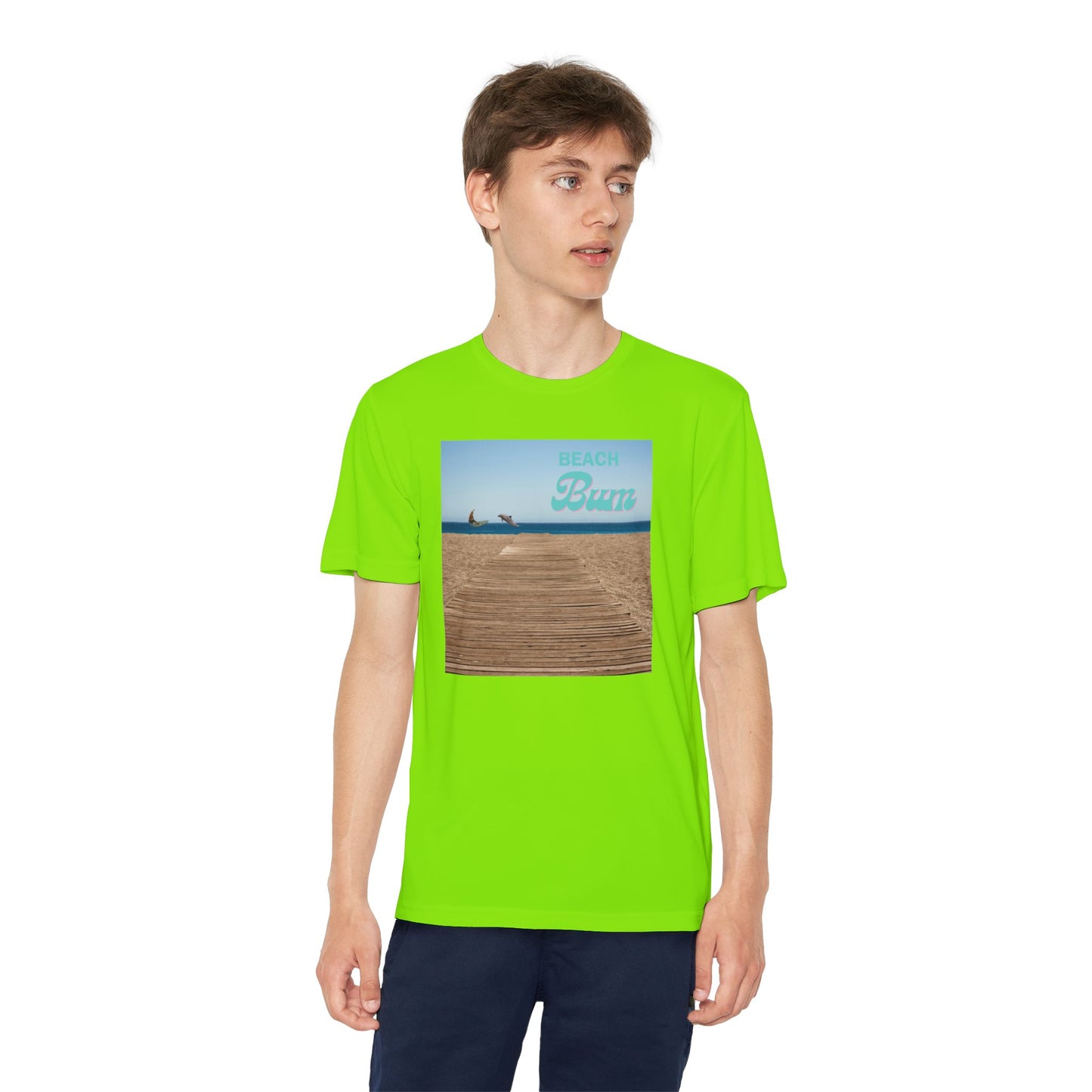Beahc Bum T- Shirts Youth Competitor Tee