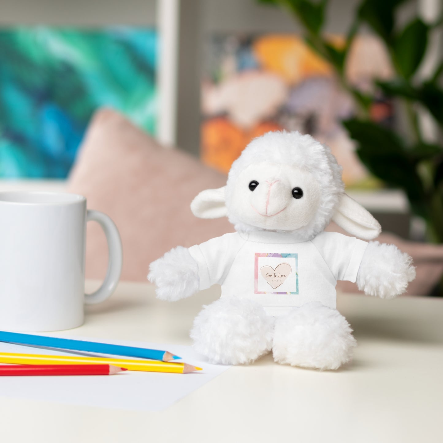 God is Love Stuffed Animals with Tee