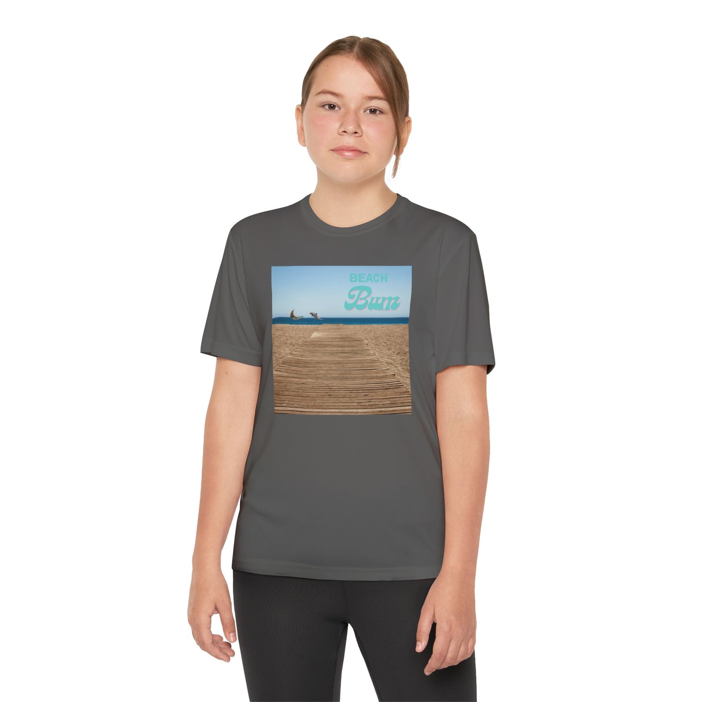 Beahc Bum T- Shirts Youth Competitor Tee