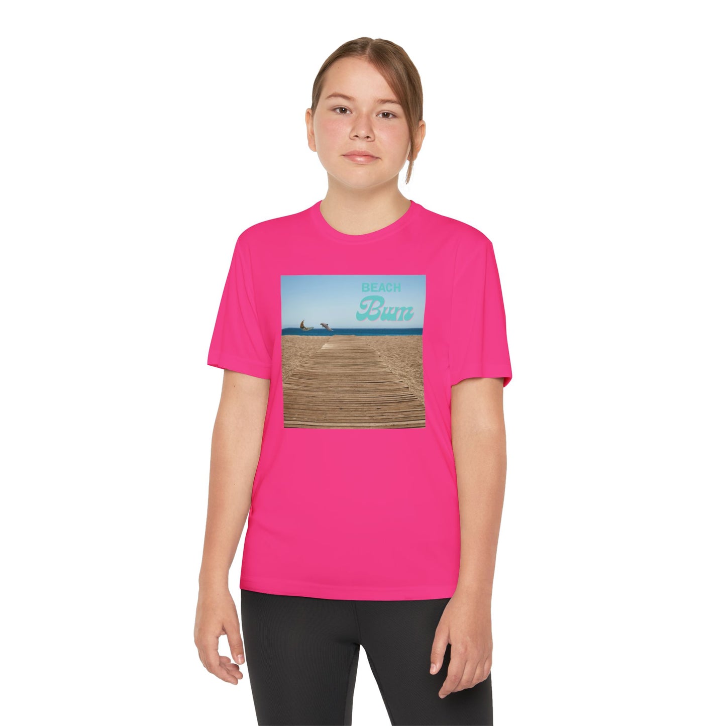 Beahc Bum T- Shirts Youth Competitor Tee