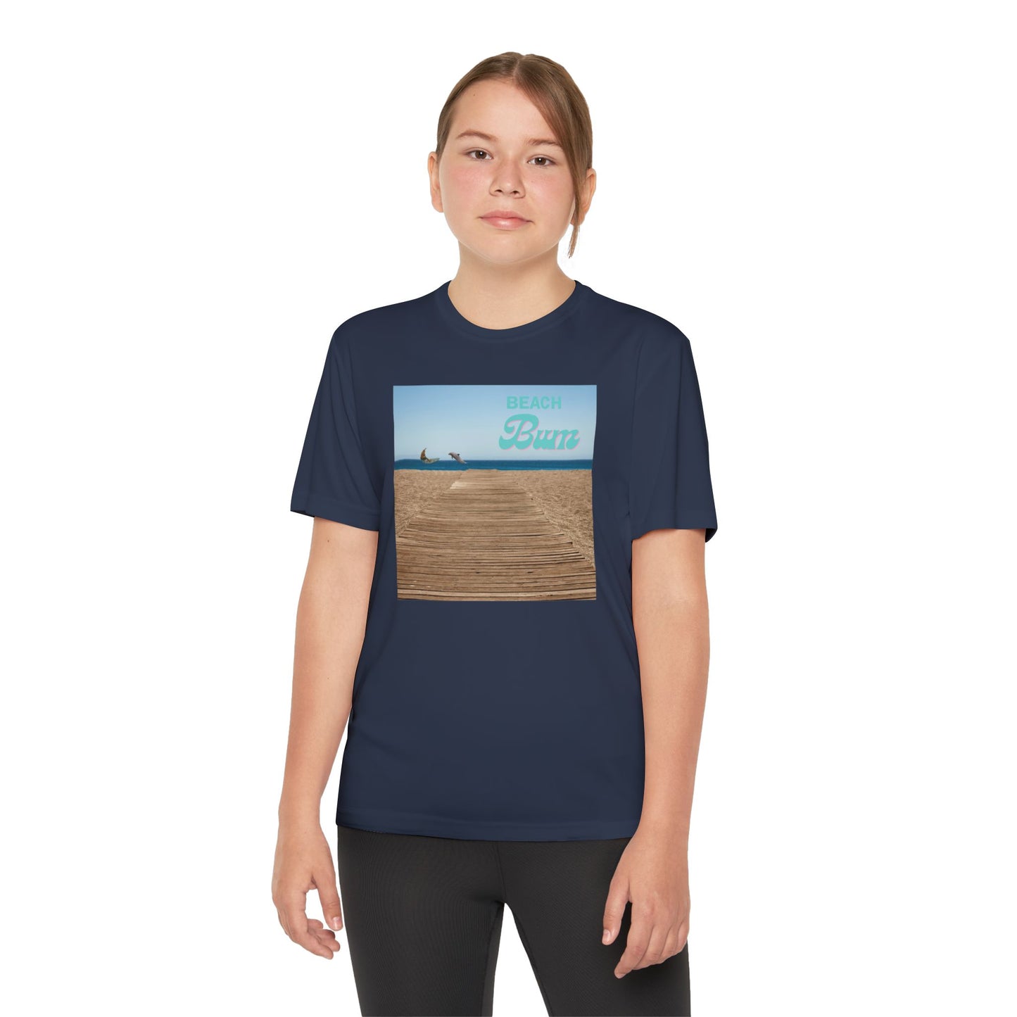 Beahc Bum T- Shirts Youth Competitor Tee
