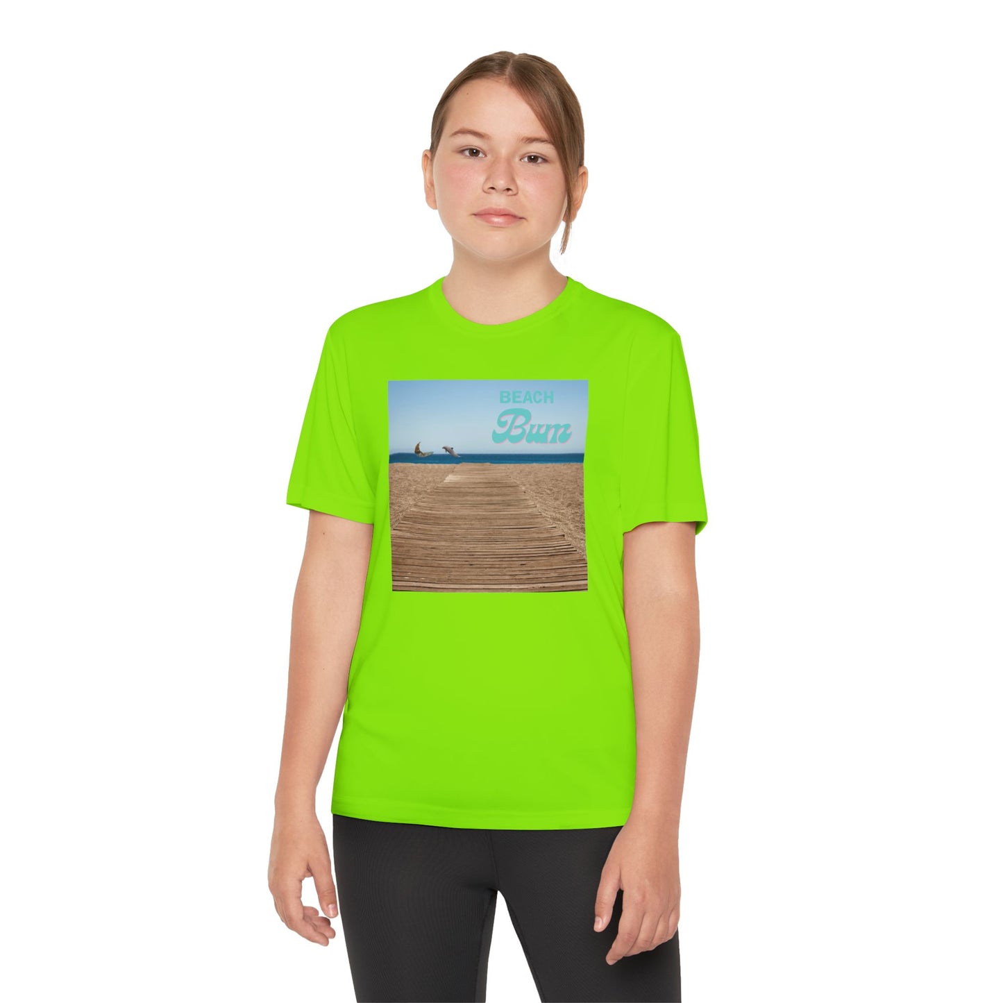 Beahc Bum T- Shirts Youth Competitor Tee