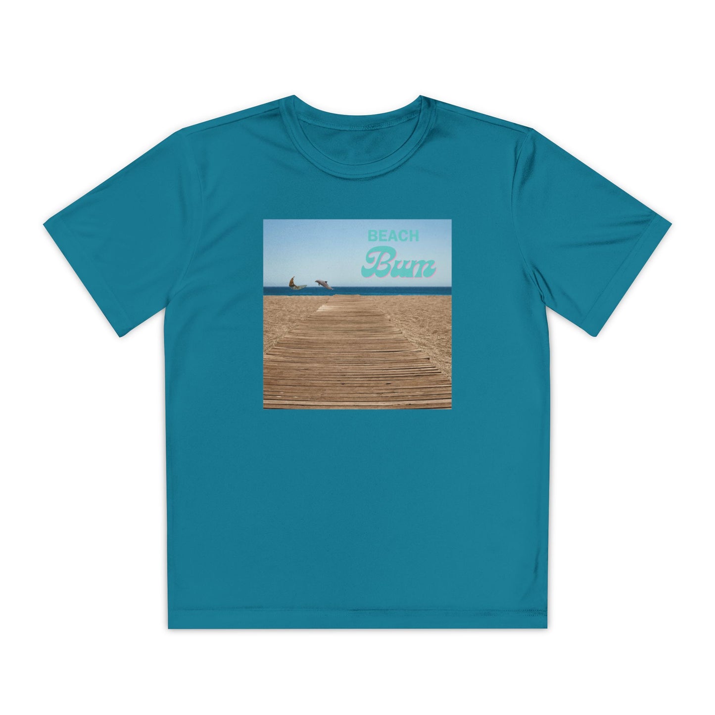 Beahc Bum T- Shirts Youth Competitor Tee