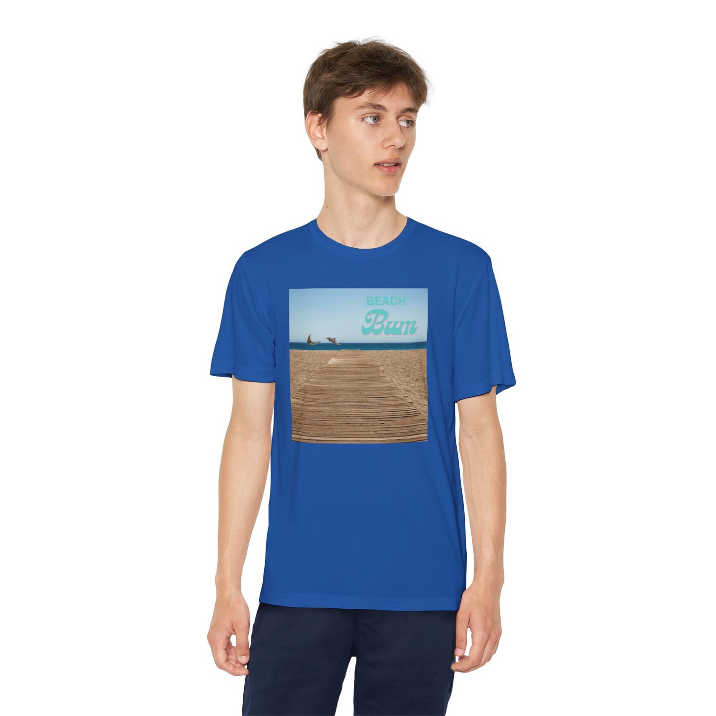 Beahc Bum T- Shirts Youth Competitor Tee