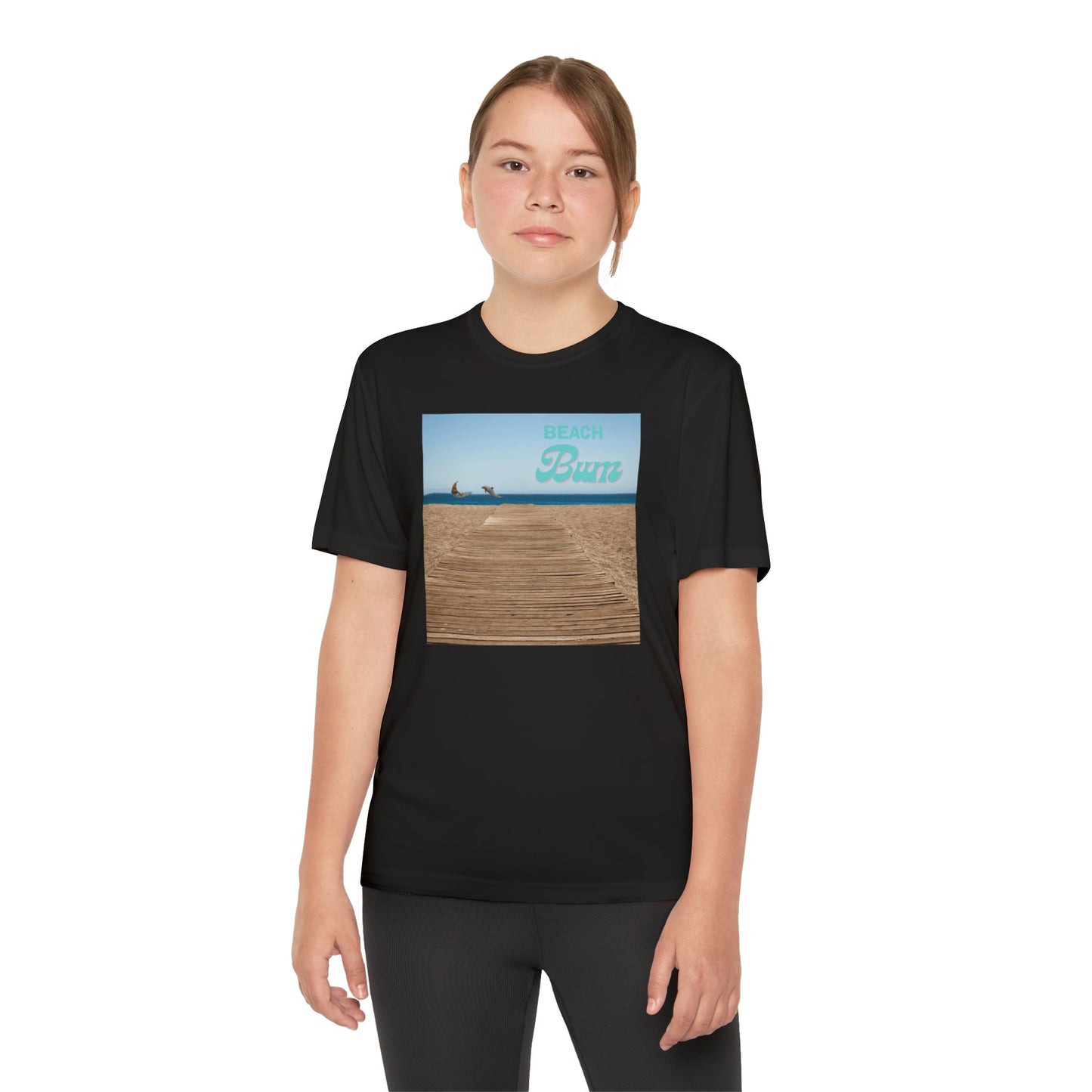 Beahc Bum T- Shirts Youth Competitor Tee