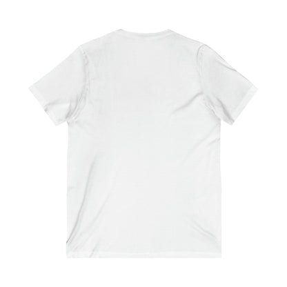 Unisex Jersey Short Sleeve V-Neck T-Shirts, Women's, God, Gift, Religious, Love, USA MADE