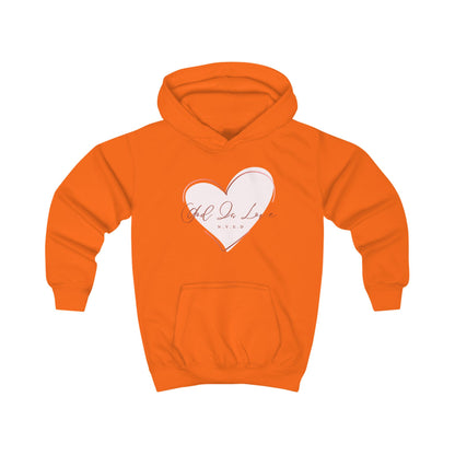 God Is Love Heart Kids Hoodie