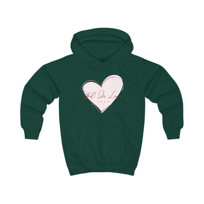 God Is Love Heart Kids Hoodie