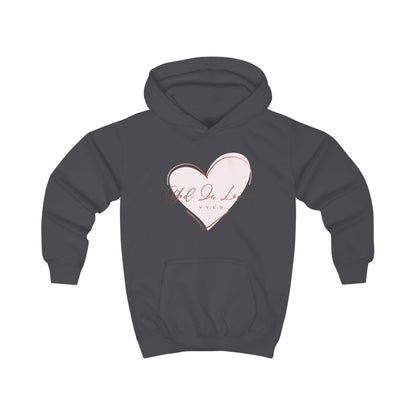 God Is Love Heart Kids Hoodie