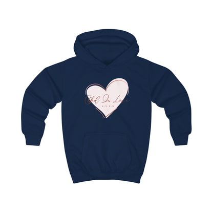 God Is Love Heart Kids Hoodie