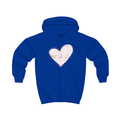 God Is Love Heart Kids Hoodie