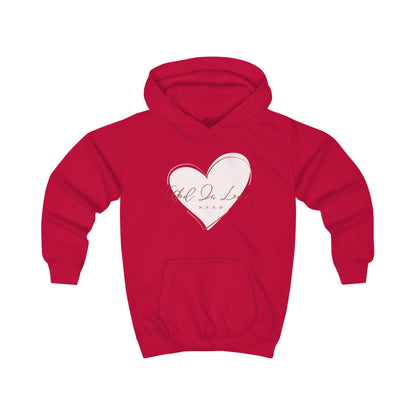 God Is Love Heart Kids Hoodie
