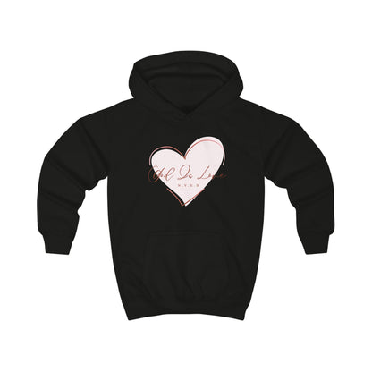 God Is Love Heart Kids Hoodie