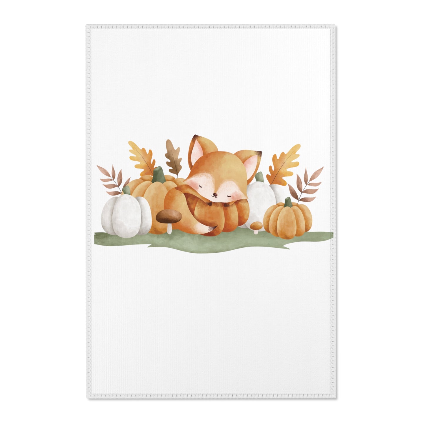 Sleepy Cozy Fox Outdoors Area Rugs