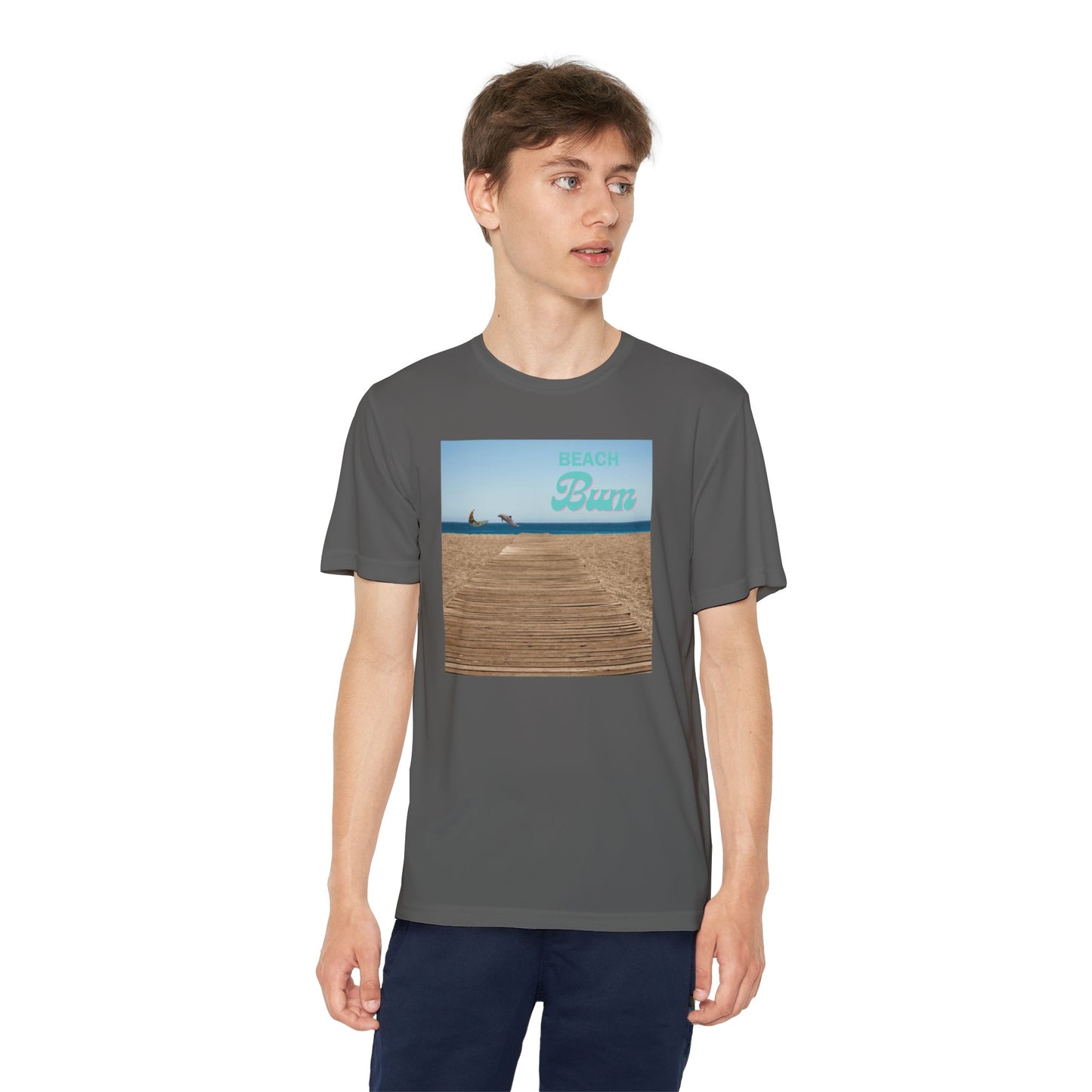 Beahc Bum T- Shirts Youth Competitor Tee
