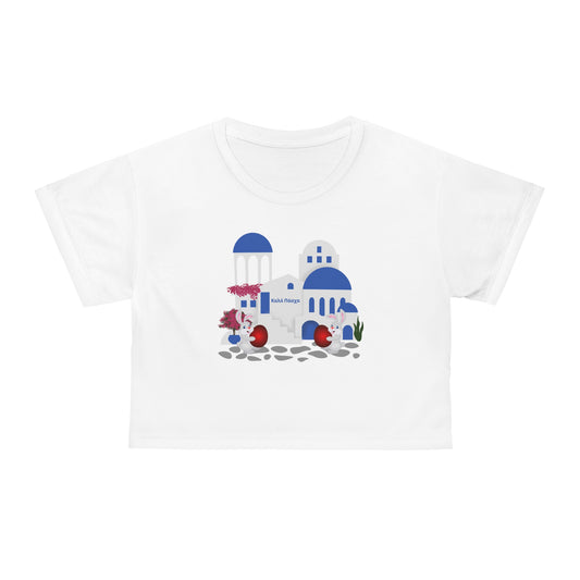 Kalo Pasxa Crop Tee (AOP)