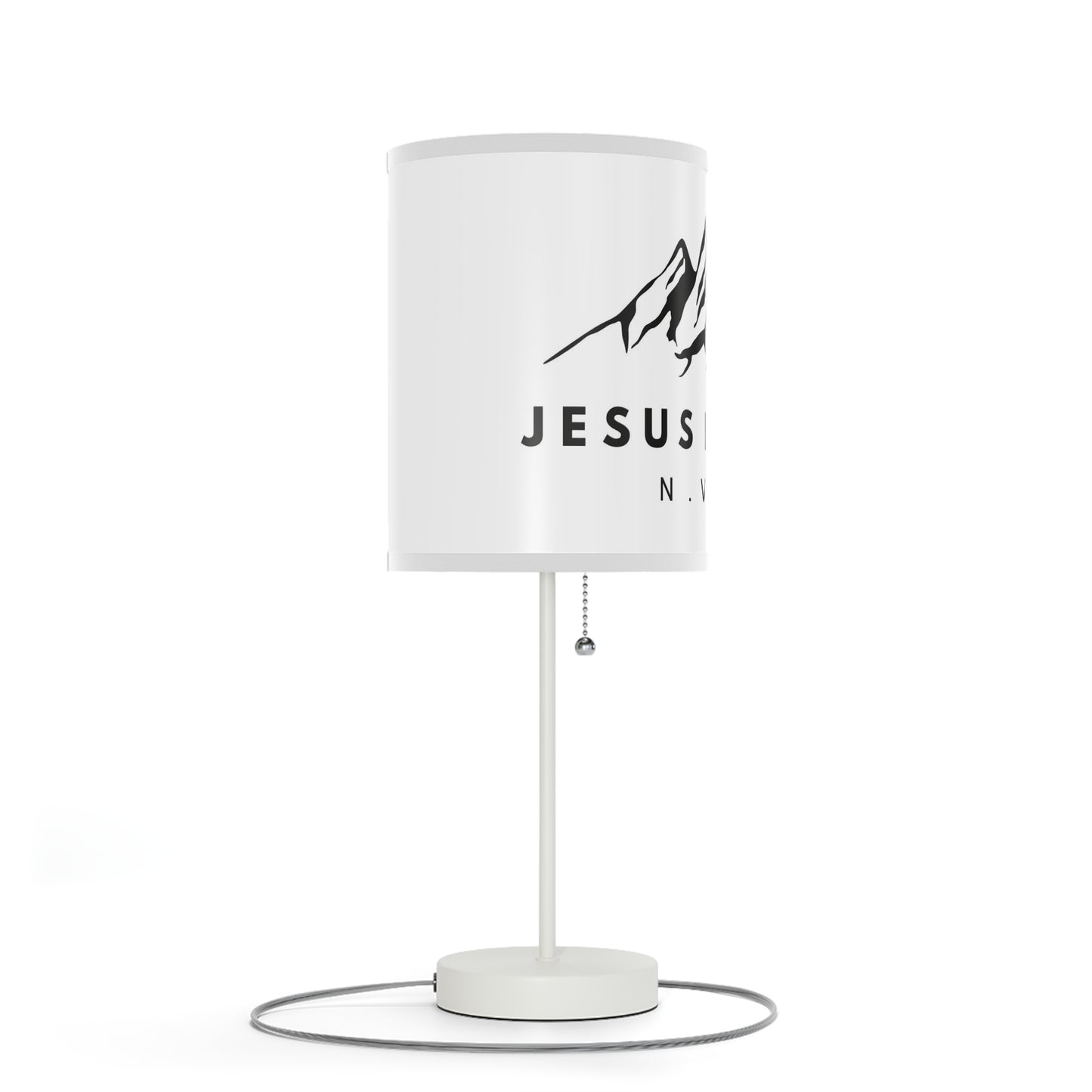 Jesus Is King Lamp on a Stand, US|CA plug