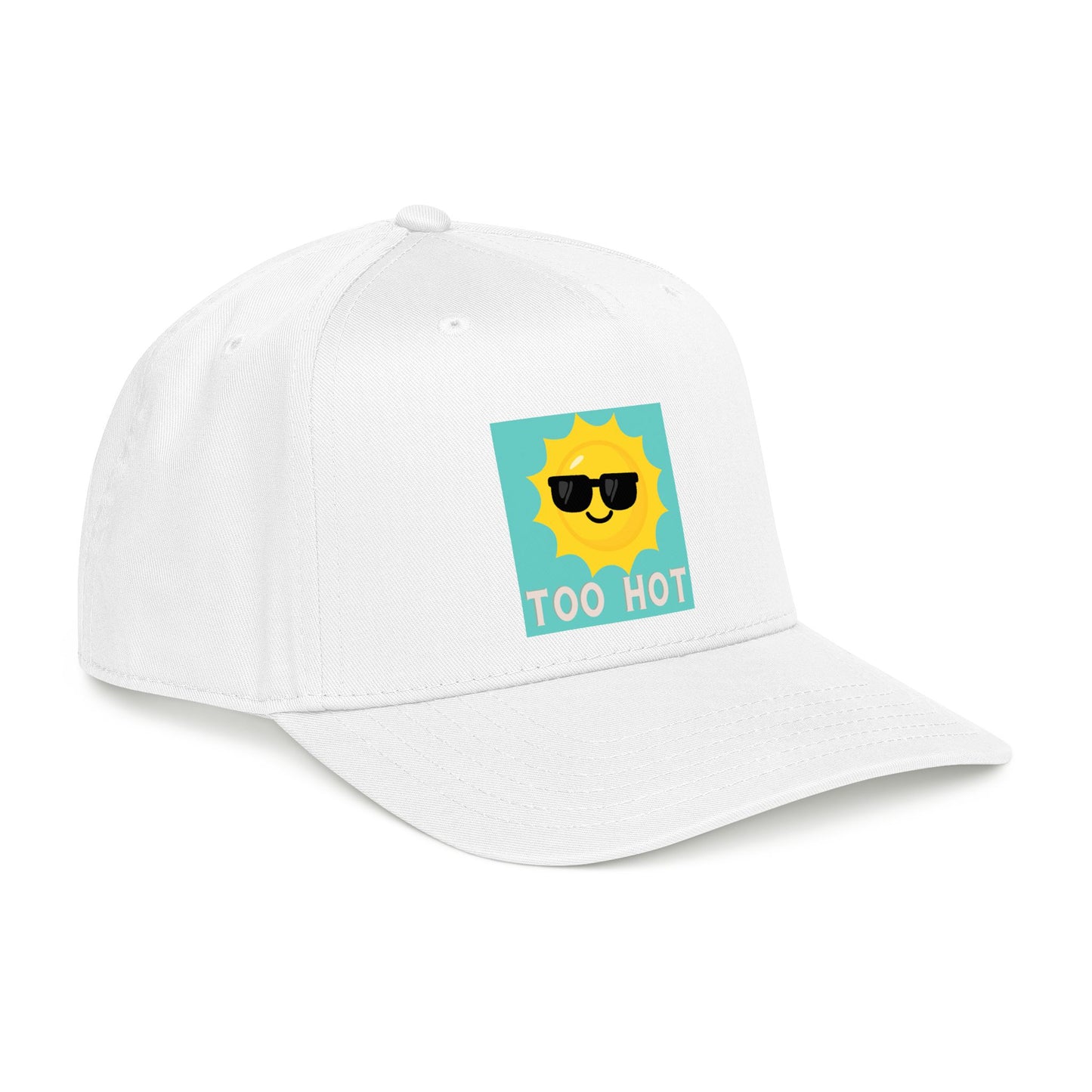 TOO HOT Sun with Sunglasses  Mid Profile Baseball Cap