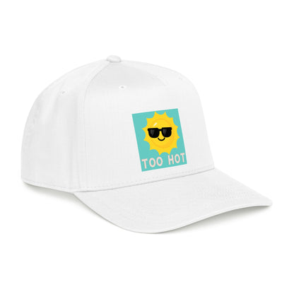 TOO HOT Sun with Sunglasses  Mid Profile Baseball Cap