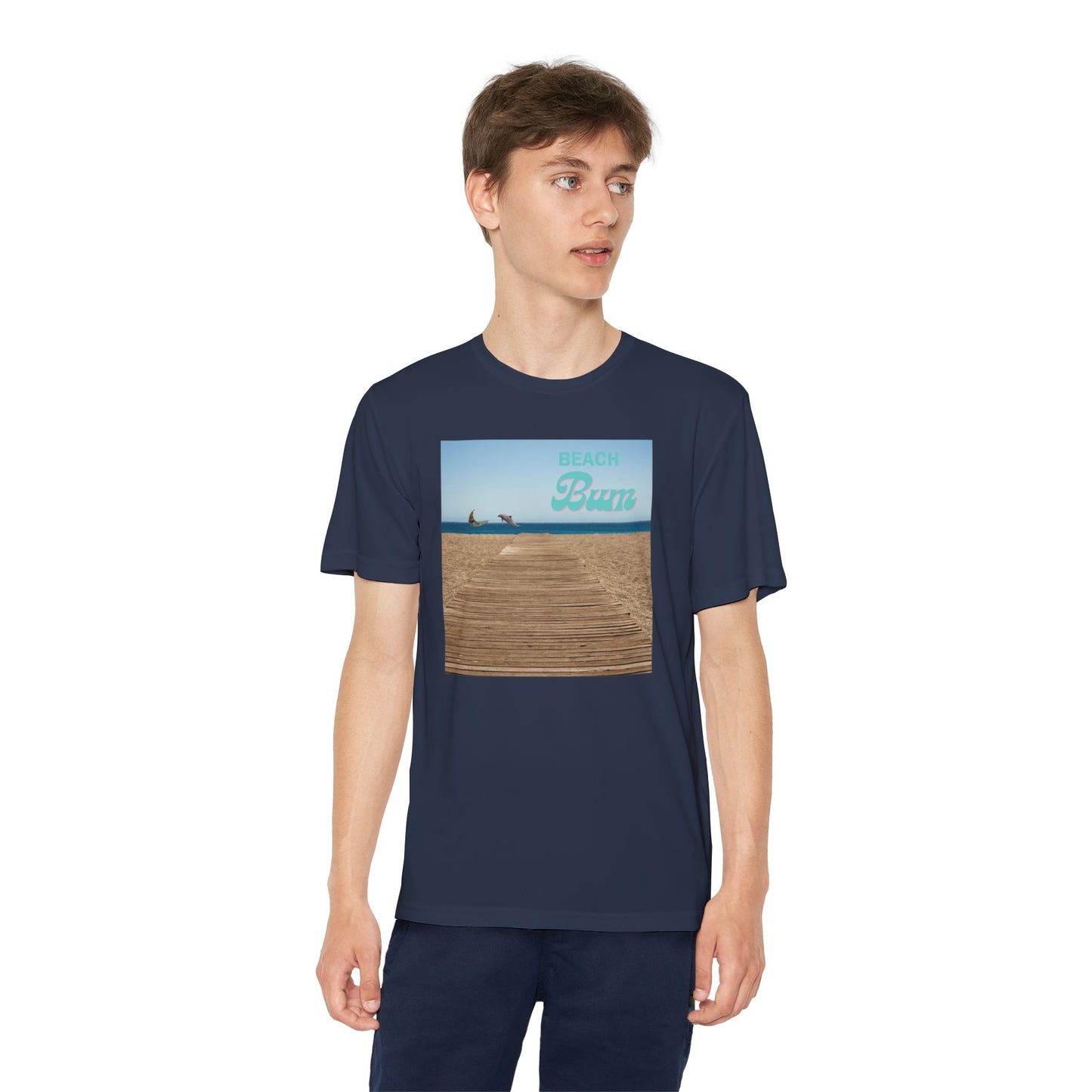 Beahc Bum T- Shirts Youth Competitor Tee