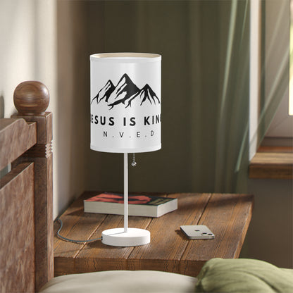 Jesus Is King Lamp on a Stand, US|CA plug