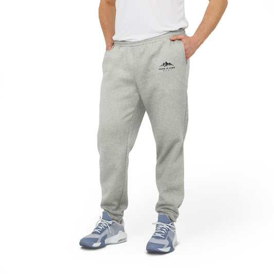 Jesus Is King Mountain Joggers — Religious Adidas-Style Sweatpants