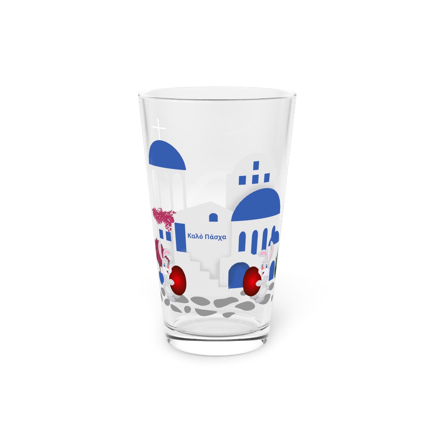 Kalo Pasxa Pint Glass, 16oz