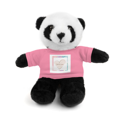 God is Love Stuffed Animals with Tee