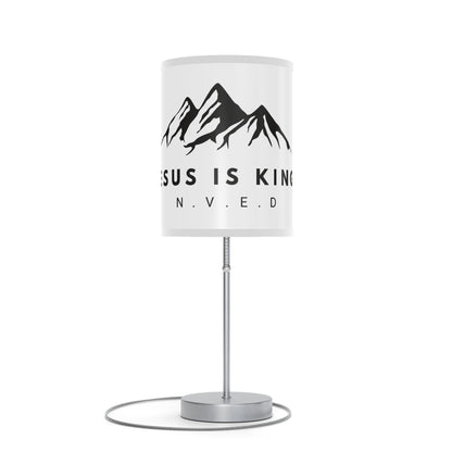 Jesus Is King Lamp on a Stand, US|CA plug