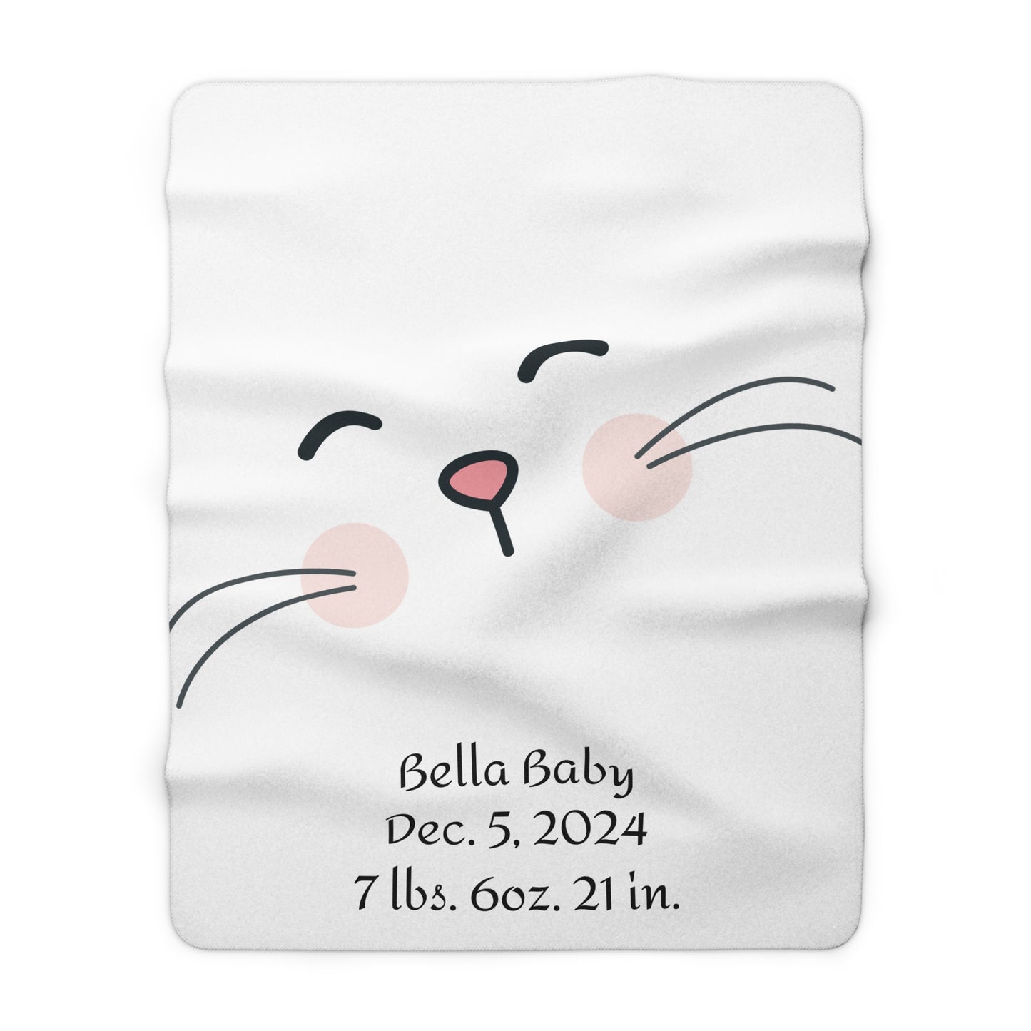 Newborn Baby Sherpa Fleece Blanket
